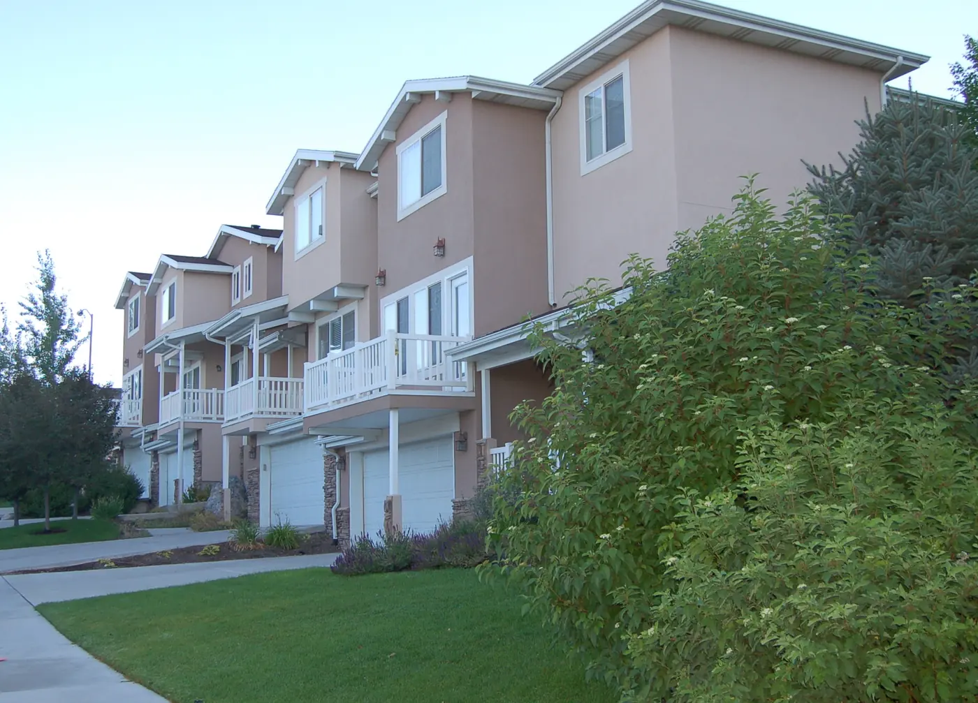 Townhome exteriors