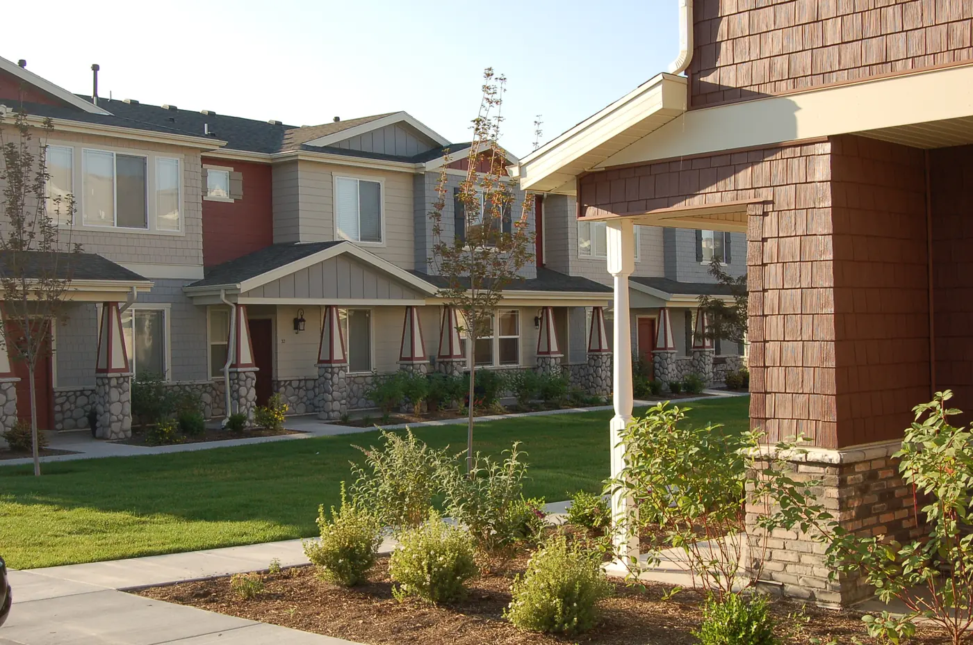 Townhome exteriors